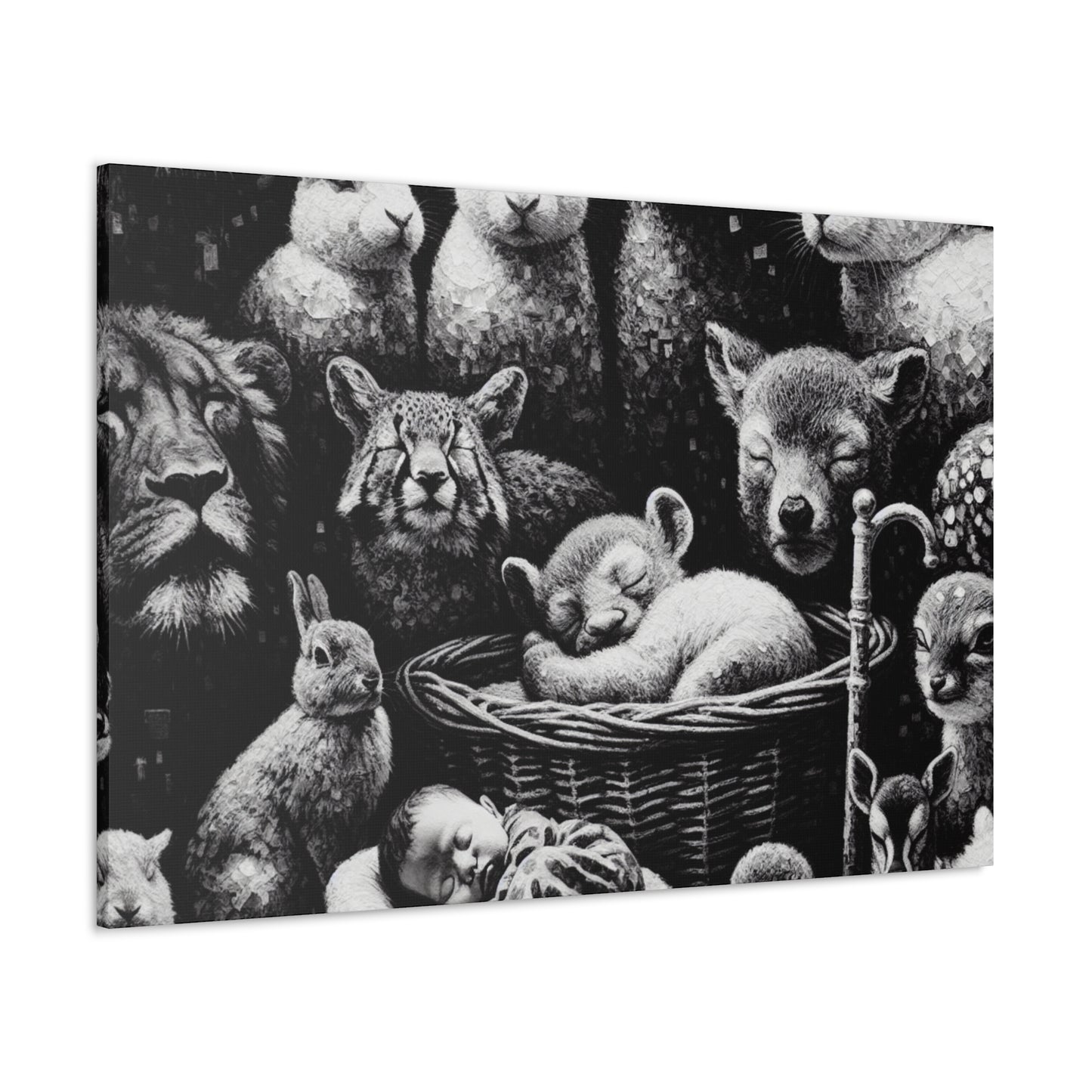 Dreaming Forest Creatures - Canvas