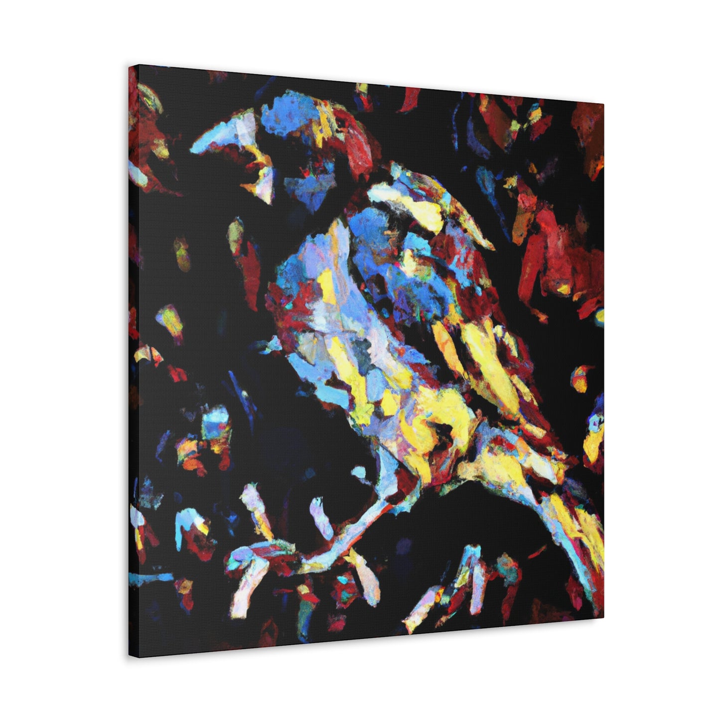 "House Finch Abstraction" - Canvas