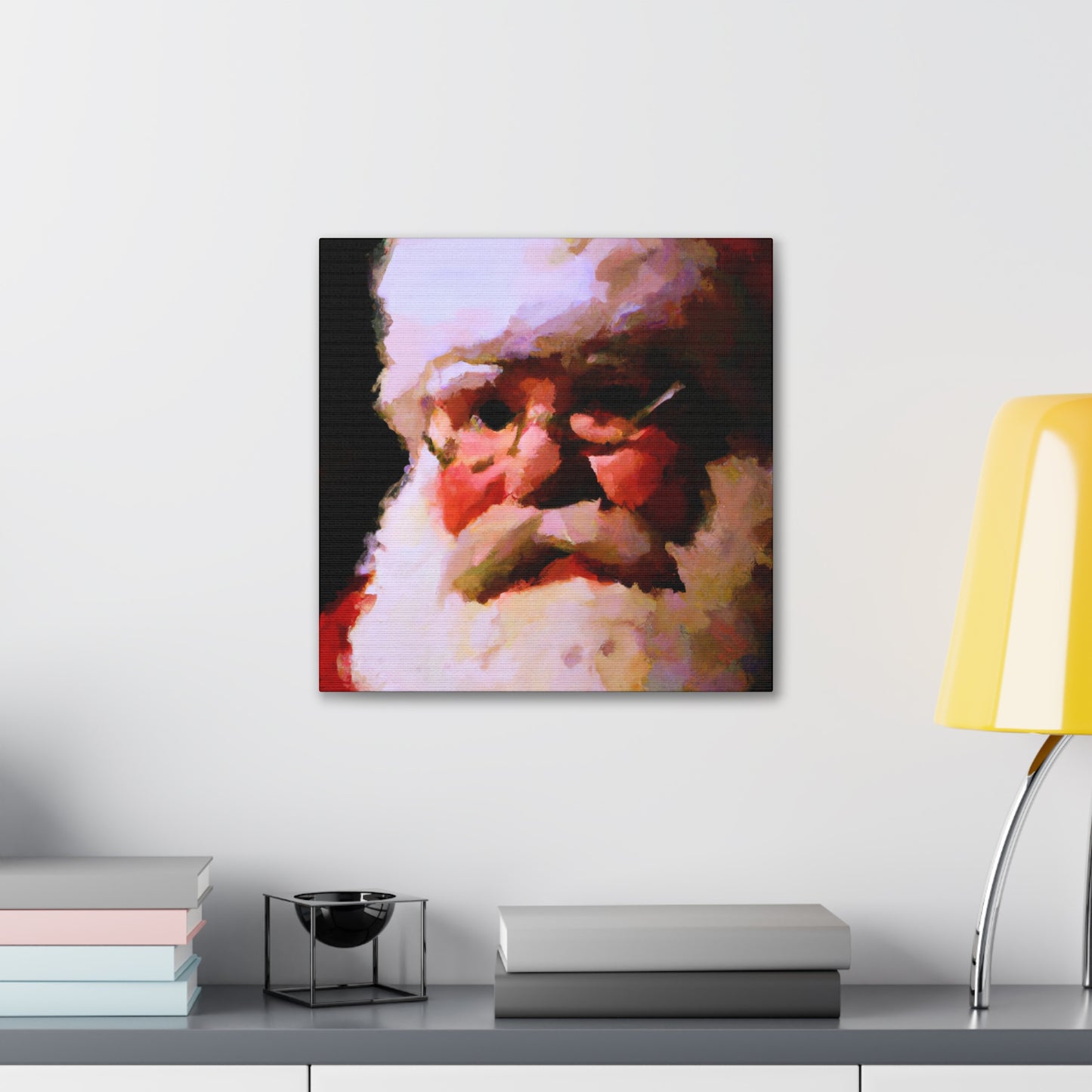 Santa's Holiday Sparkle - Canvas