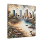 "Cityscapes of Tampa" - Canvas