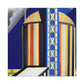 "Gilded Art Deco Silo" - Canvas