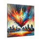 "Radiant Cincinnati Skies" - Canvas