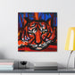 Tiger in the Wilderness - Canvas