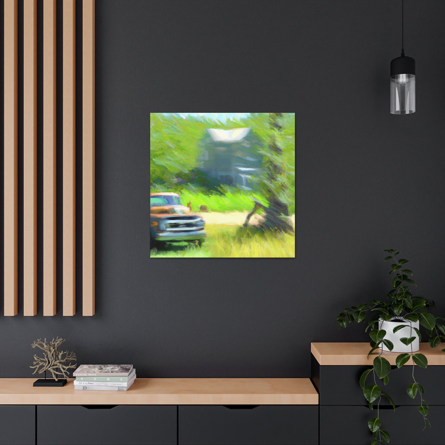 Old Pickup Trucks - Canvas