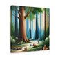 Whispering Woodland Enchantment - Canvas