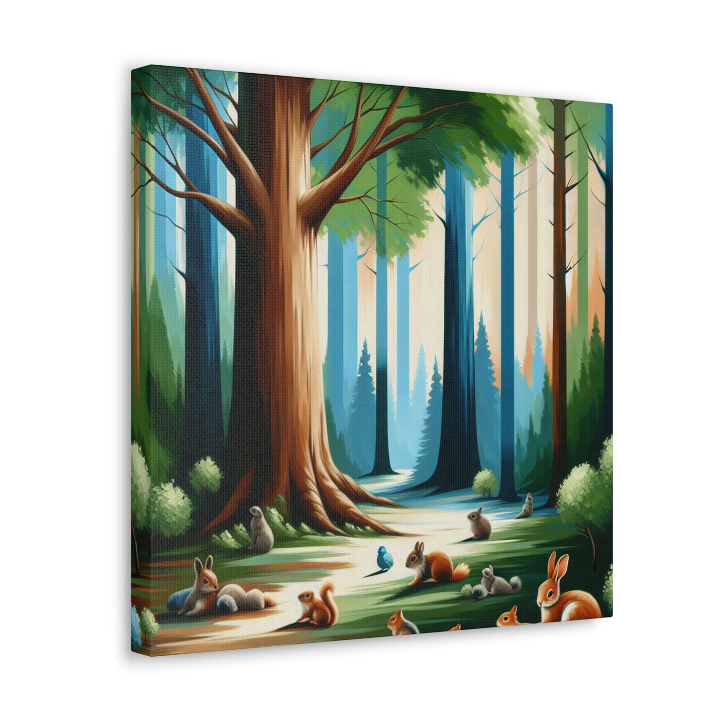 Whispering Woodland Enchantment - Canvas