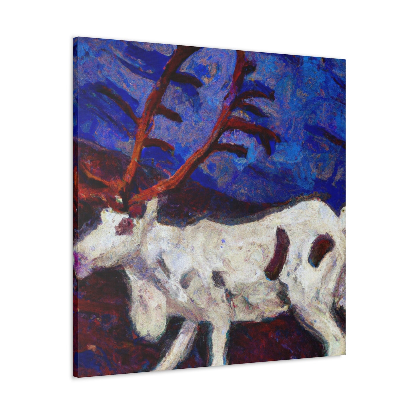 Reindeer O' Sunset - Canvas