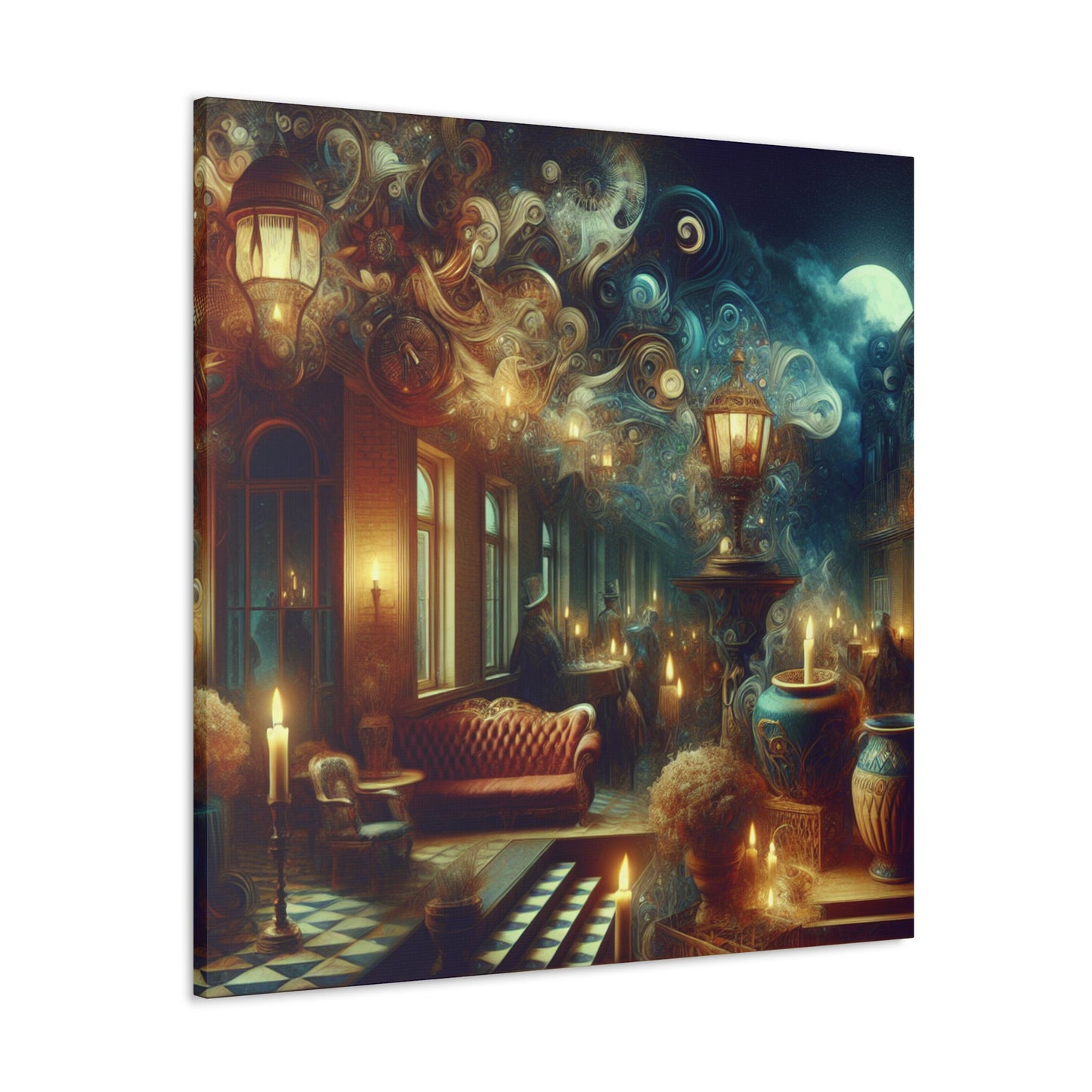 Whimsical Midnight Soiree - Canvas