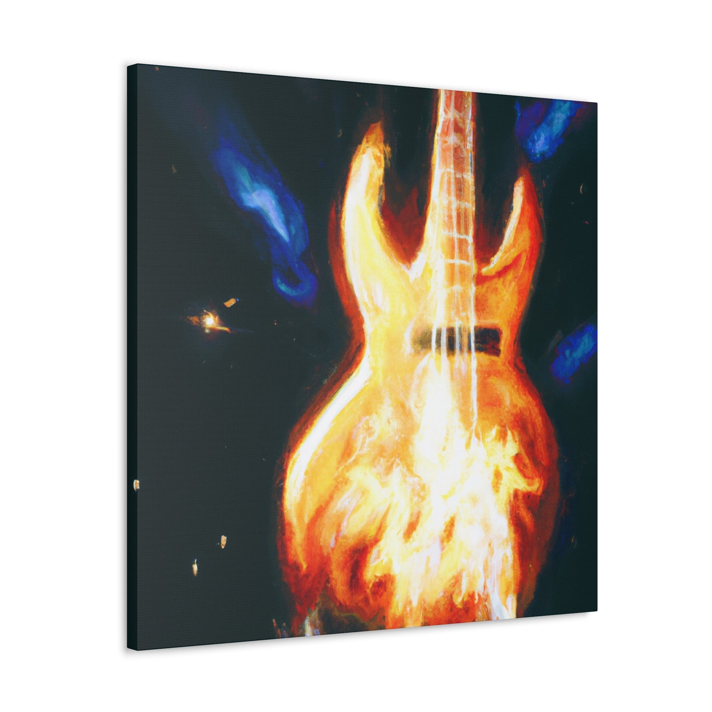 "Bass Guitar Groove Vibes" - Canvas