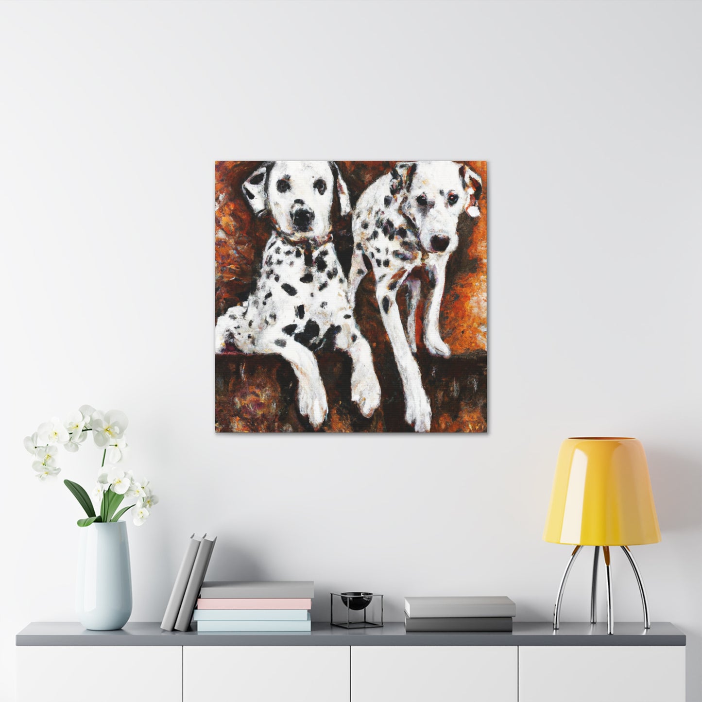 Dalmatian Dreamscape - Canvas