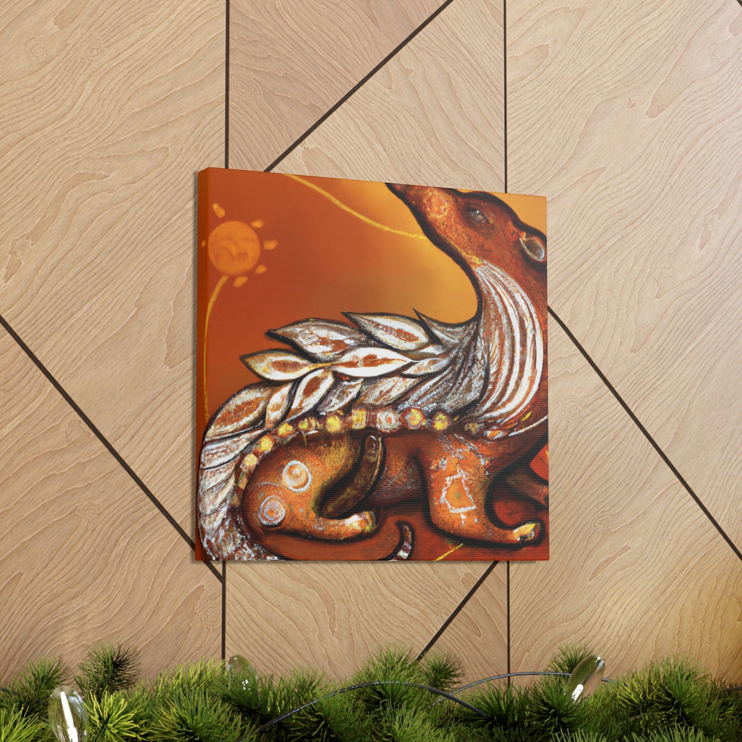 "Pangolin In Poise" - Canvas