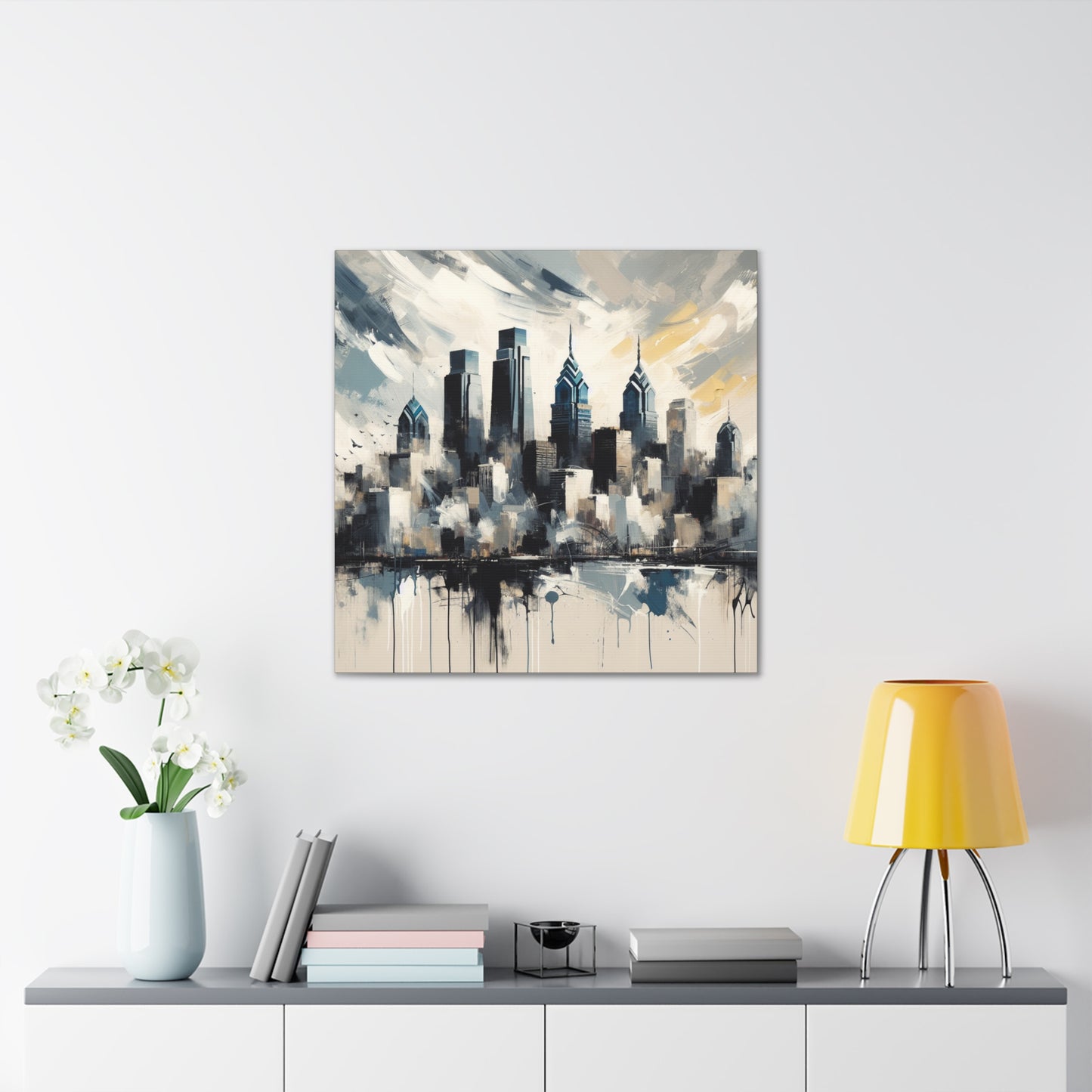 "Cityscape Serenade Philadelphia" - Canvas