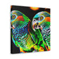 Parrots in Flight Forever - Canvas