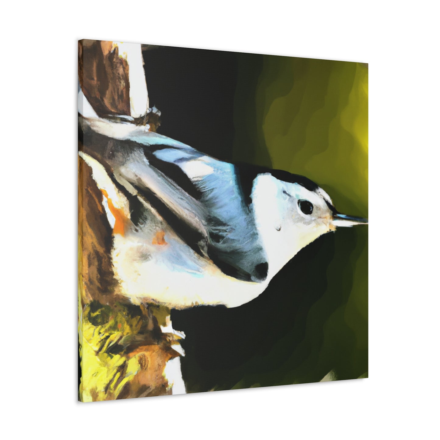 "White Breasted Nuthatch" - Canvas