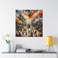 "Vivid Descent's Rapture" - Canvas