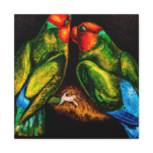 Lovebirds in Union - Canvas