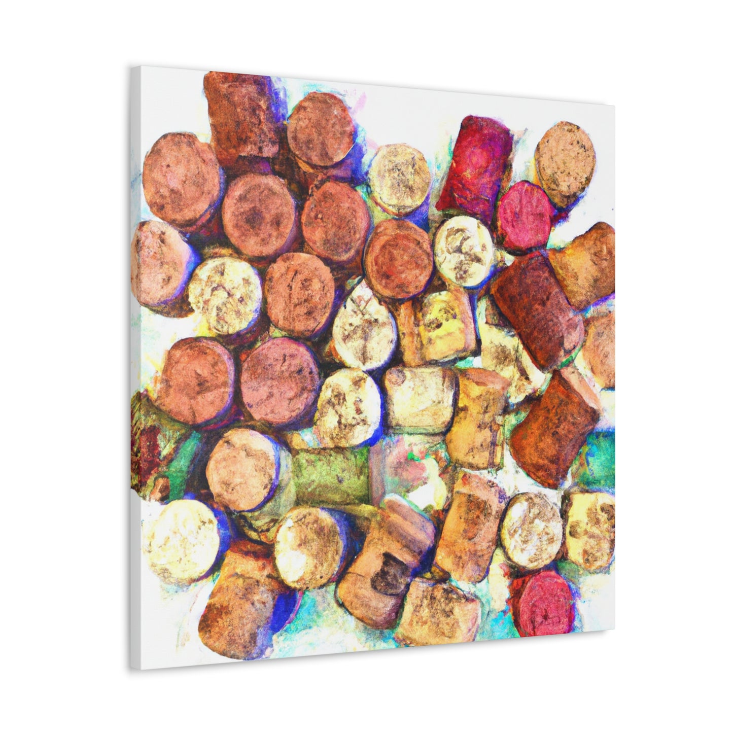 "Wine Corks Reimagined" - Canvas