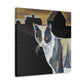 Cat Among Barns - Canvas