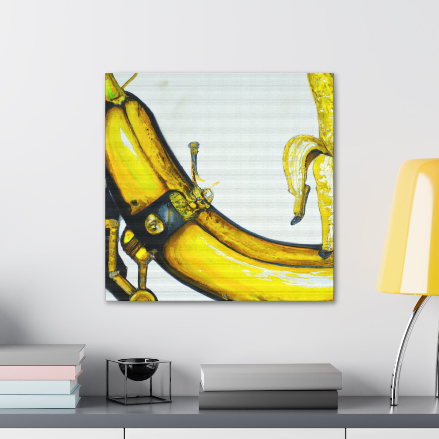 Bananna in Steampunk Time - Canvas