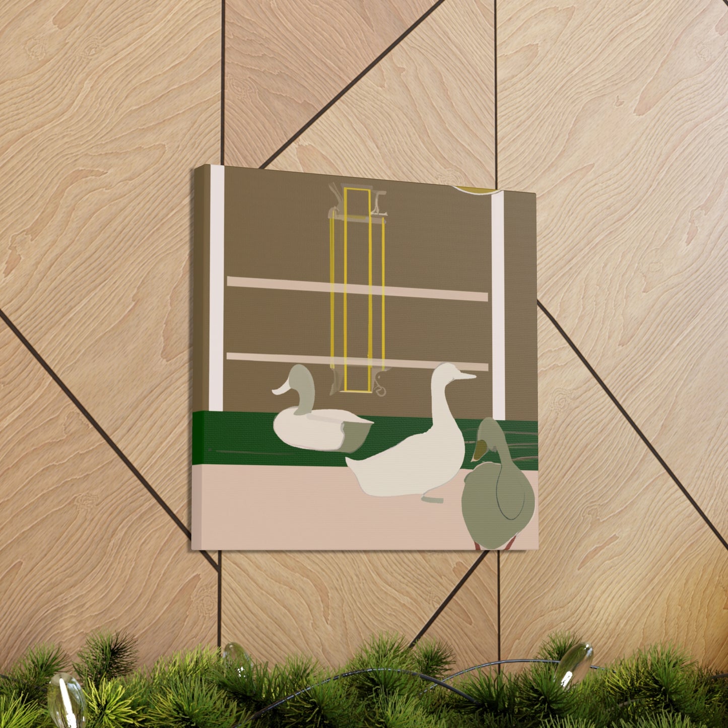 "Duck in Art Deco". - Canvas