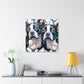 Boston Terrier Elegance - Canvas