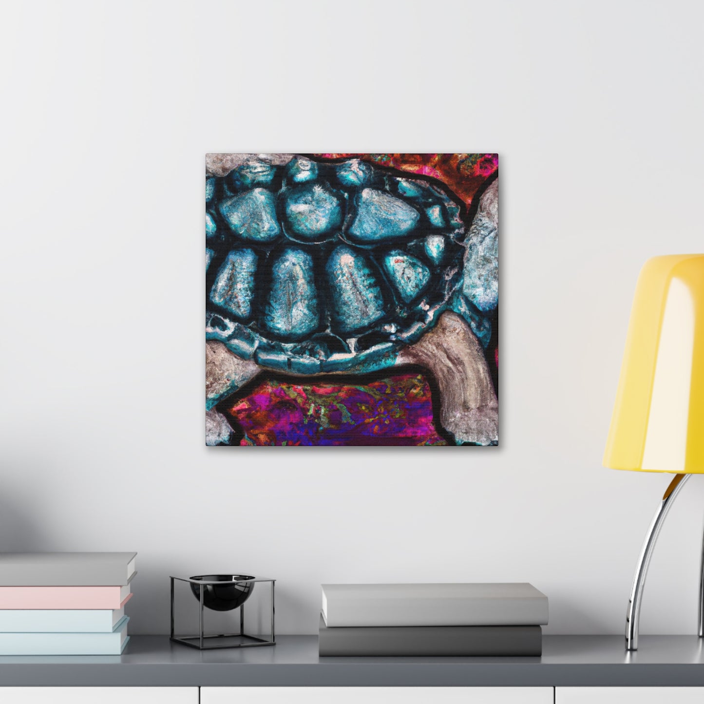 "Tortoise in Art Nouveau" - Canvas