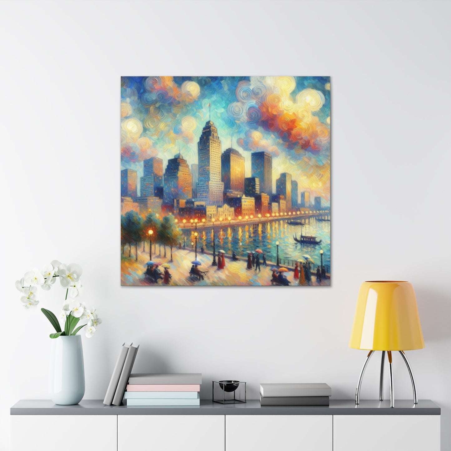 "Vibrant Bayou Splendor" - Canvas