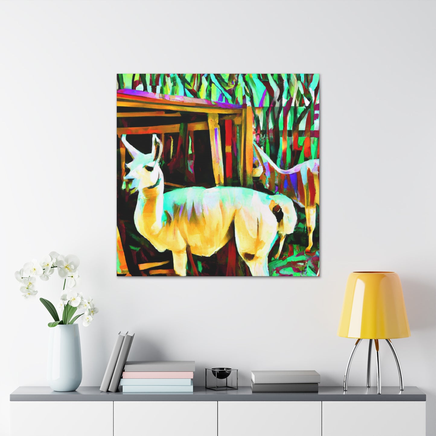 Llama's Lurid Liberation - Canvas