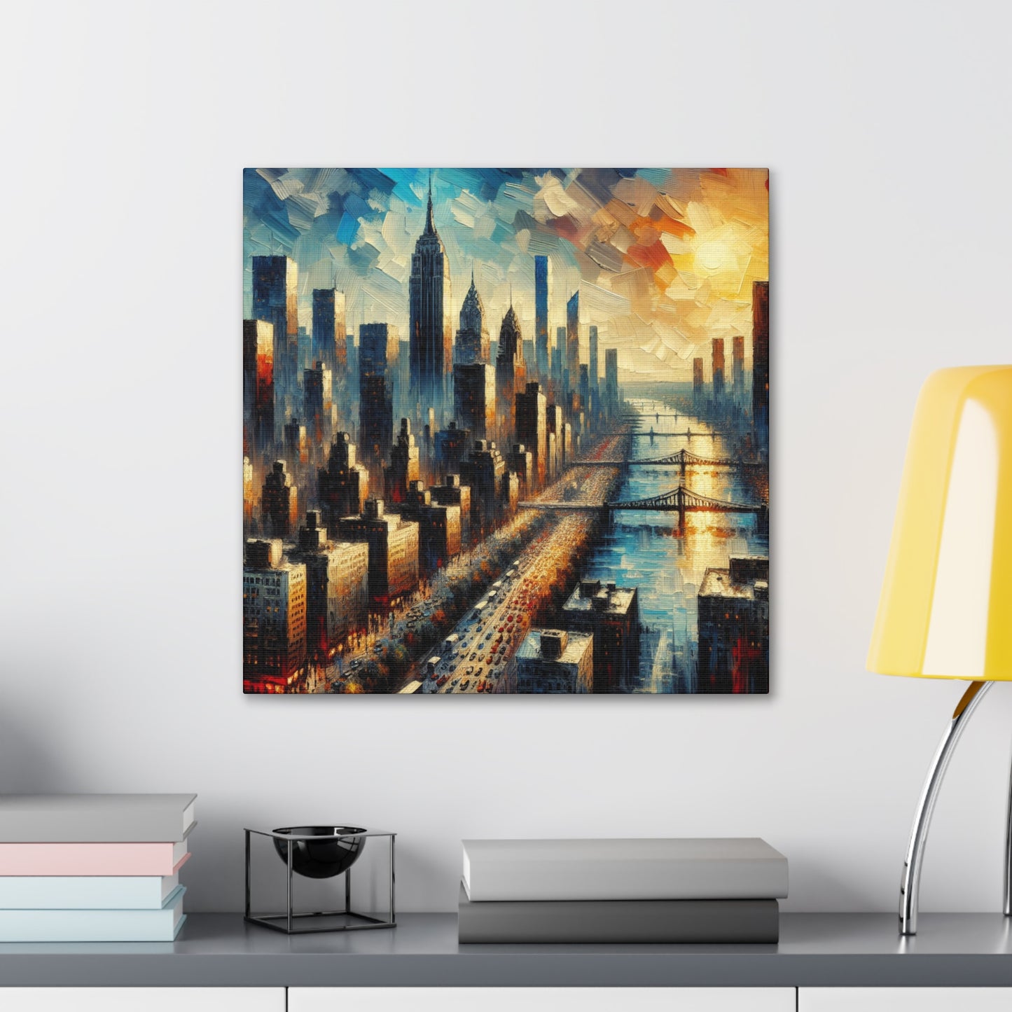 "Urban Prism Madness" - Canvas