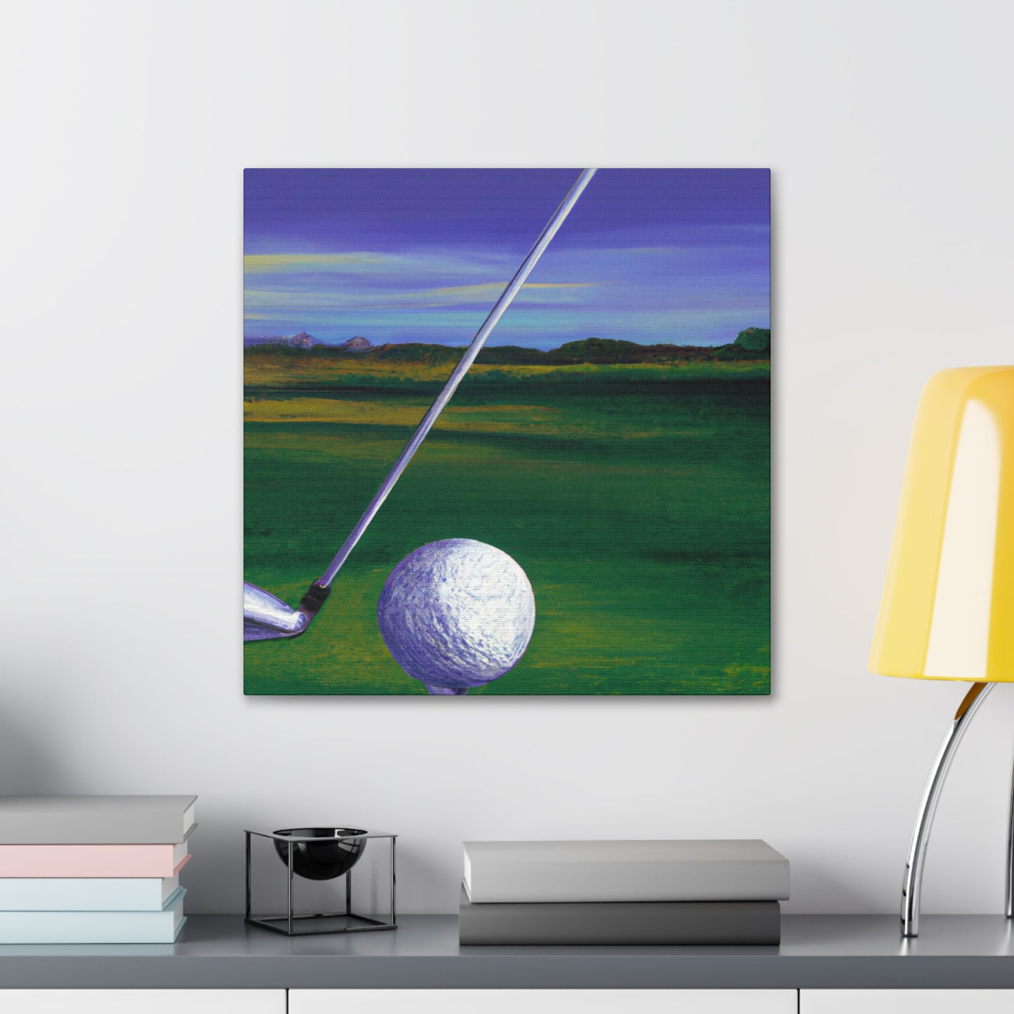 Golfing in Sunshine - Canvas