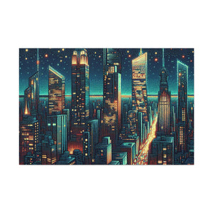 "Canvas of City Splendor" - Canvas