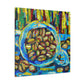 "Coffee Beans Impressionism" - Canvas