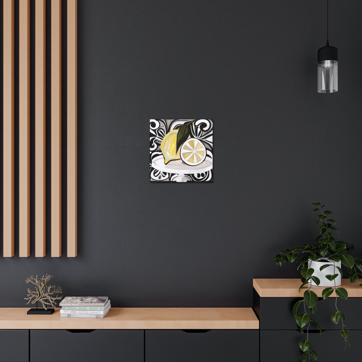 Lemon Floating Eden - Canvas