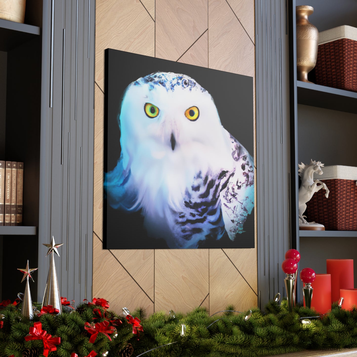 Snowy Owl Majesty - Canvas