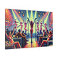 "Vibrant Cabaret Nights" - Canvas