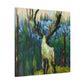 Majestic Elk Painting - Canvas