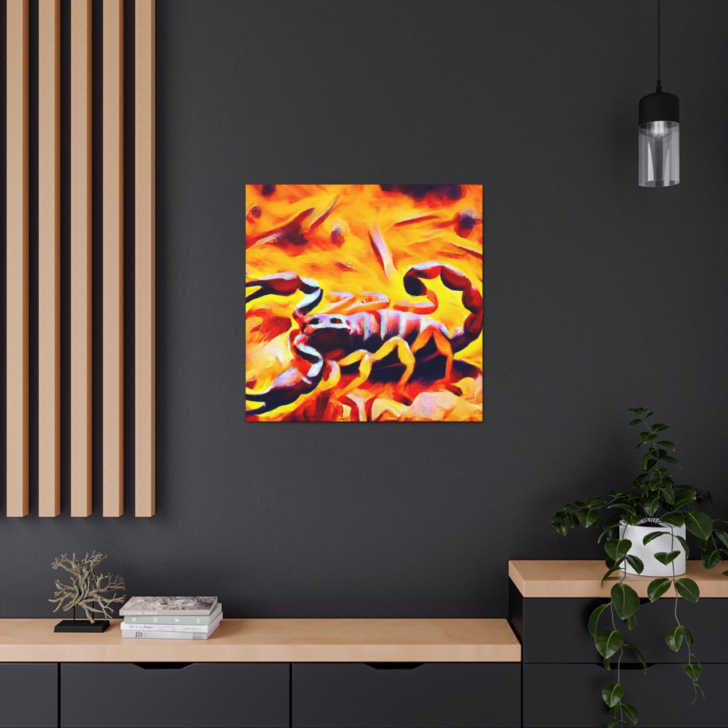 "Scorpion Fearless Existence" - Canvas