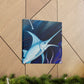 "Swimming Swordfish Splendor" - Canvas