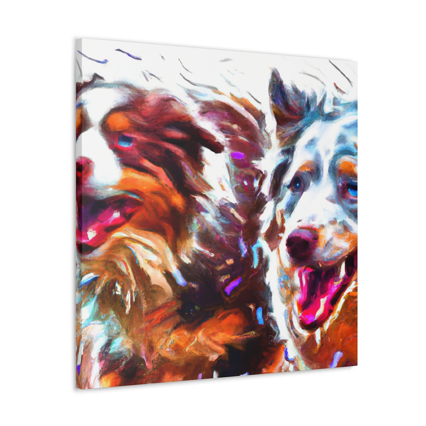 "Loyal Shepherd Abstraction" - Canvas