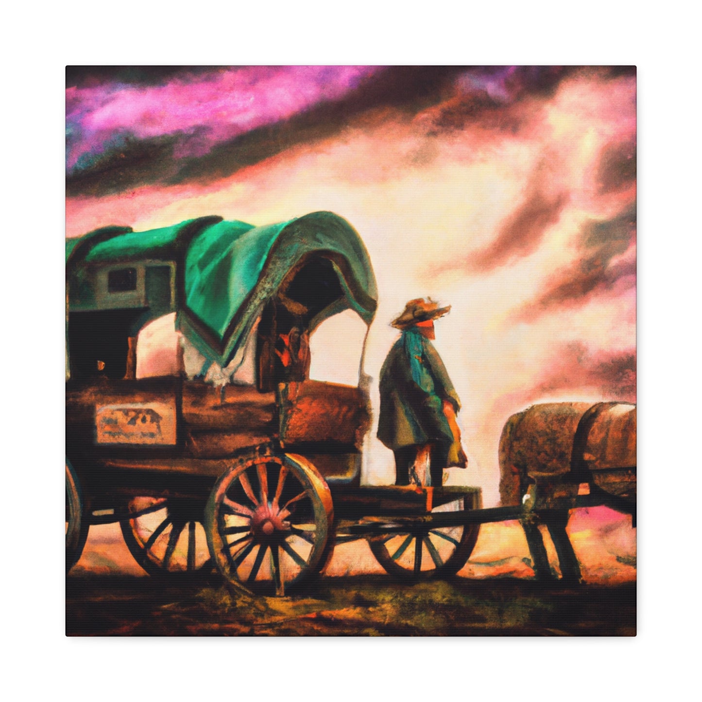 "Chuck Wagon Splendor" - Canvas