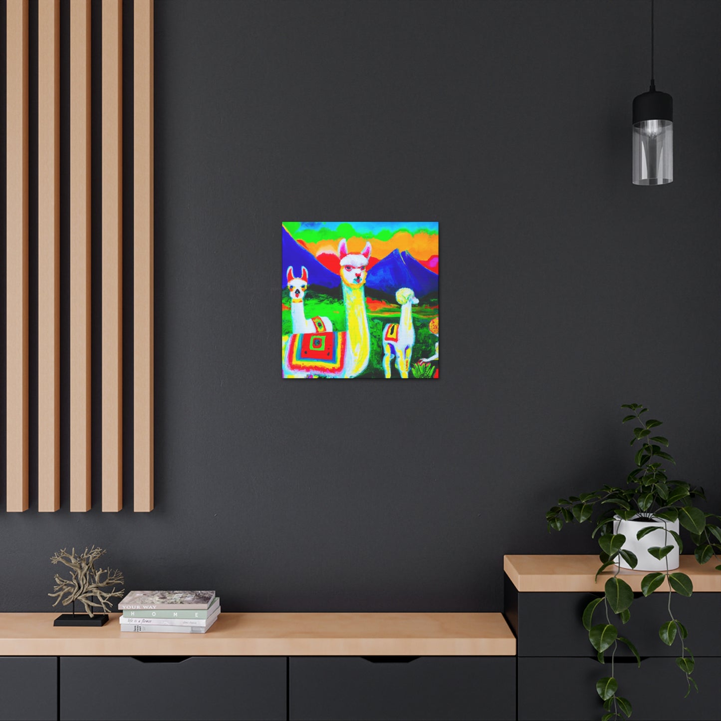 Alpaca In Dreamsland - Canvas