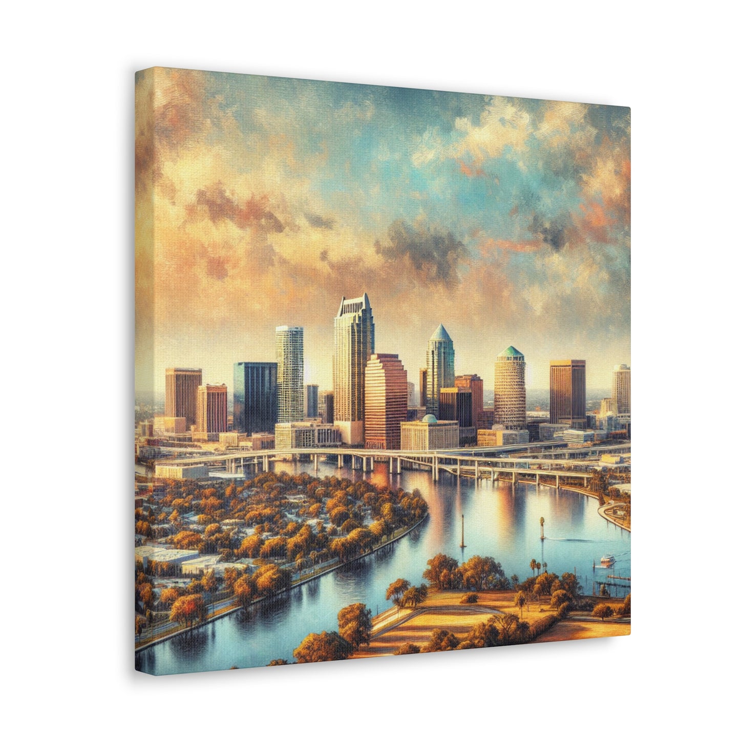 Sunset Serenade in Tampa - Canvas