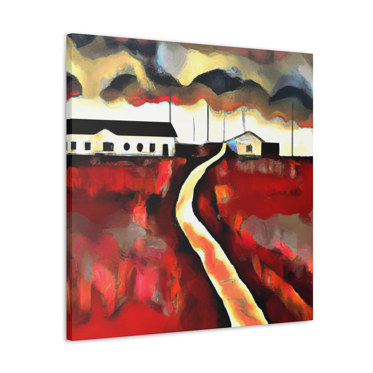 "Country Road Abstraction" - Canvas