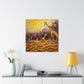 Giraffe in Abstract Form - Canvas