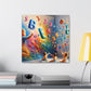 "Vibrant Linguistic Symphony" - Canvas