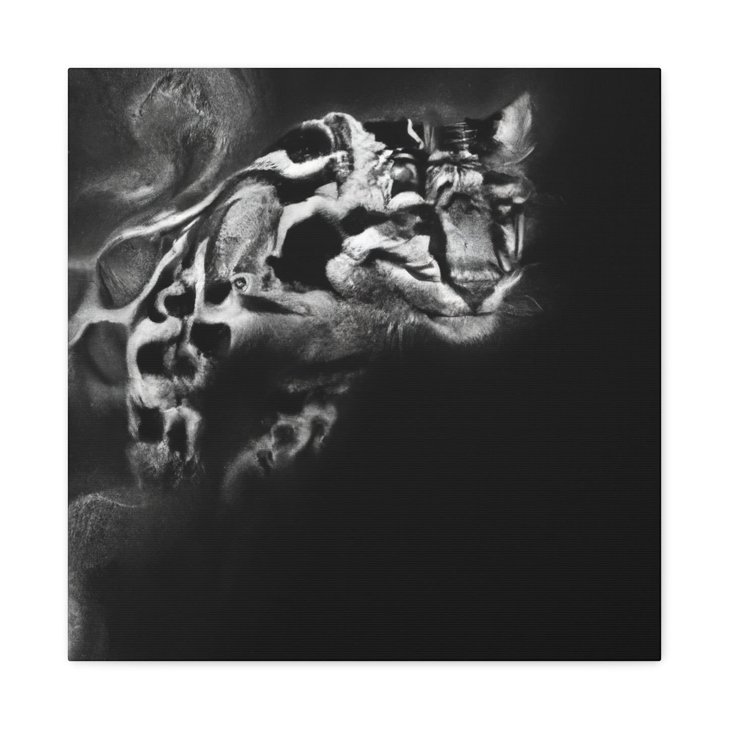 "Clouded Leopard Fantasia" - Canvas