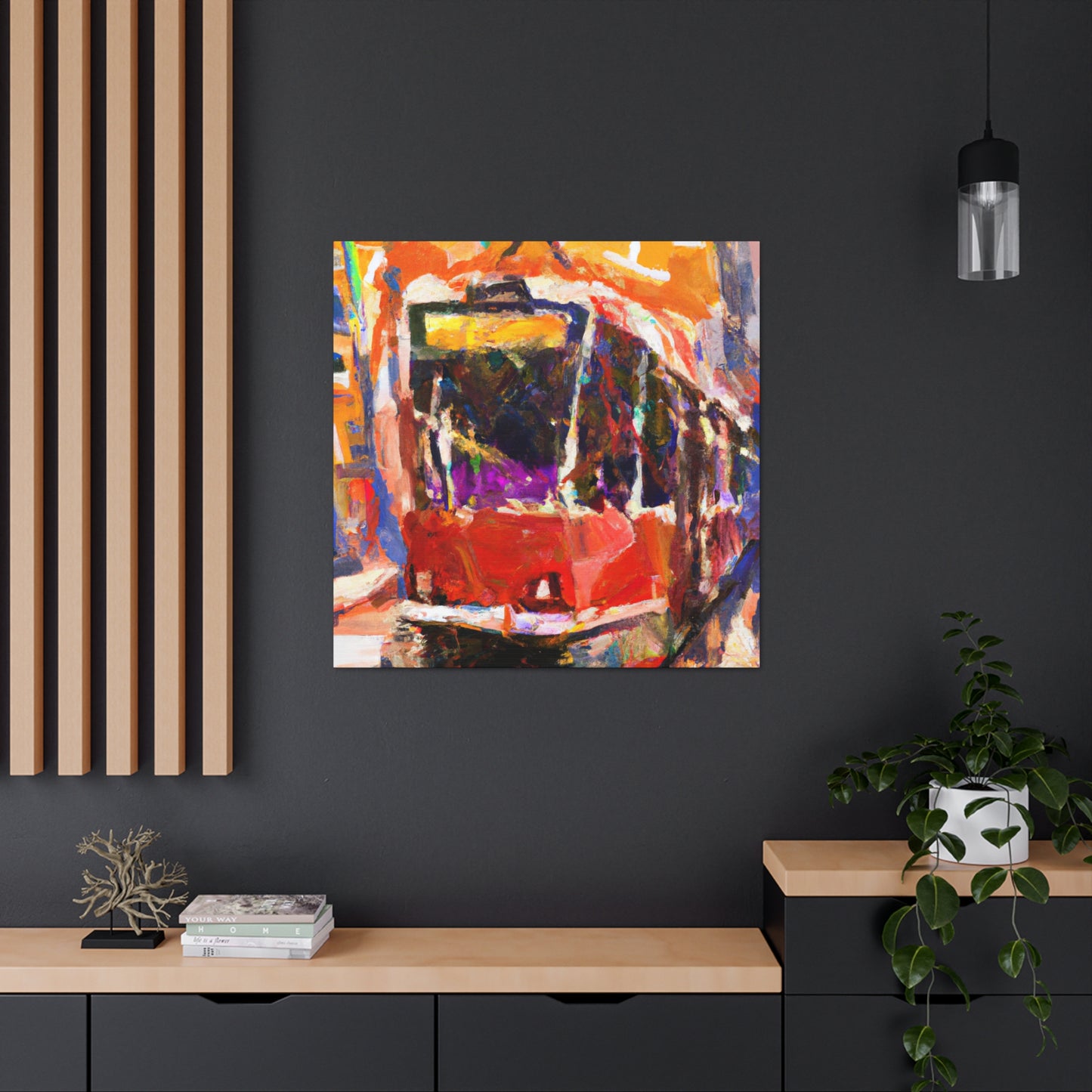 "Tram Ride to Freedom" - Canvas