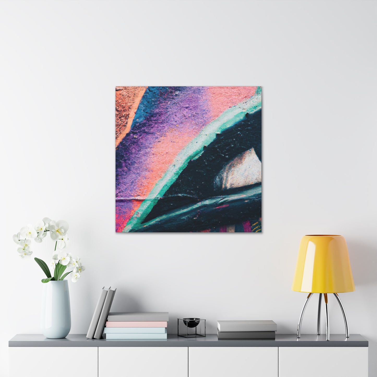 Colorful Past Expression - Canvas