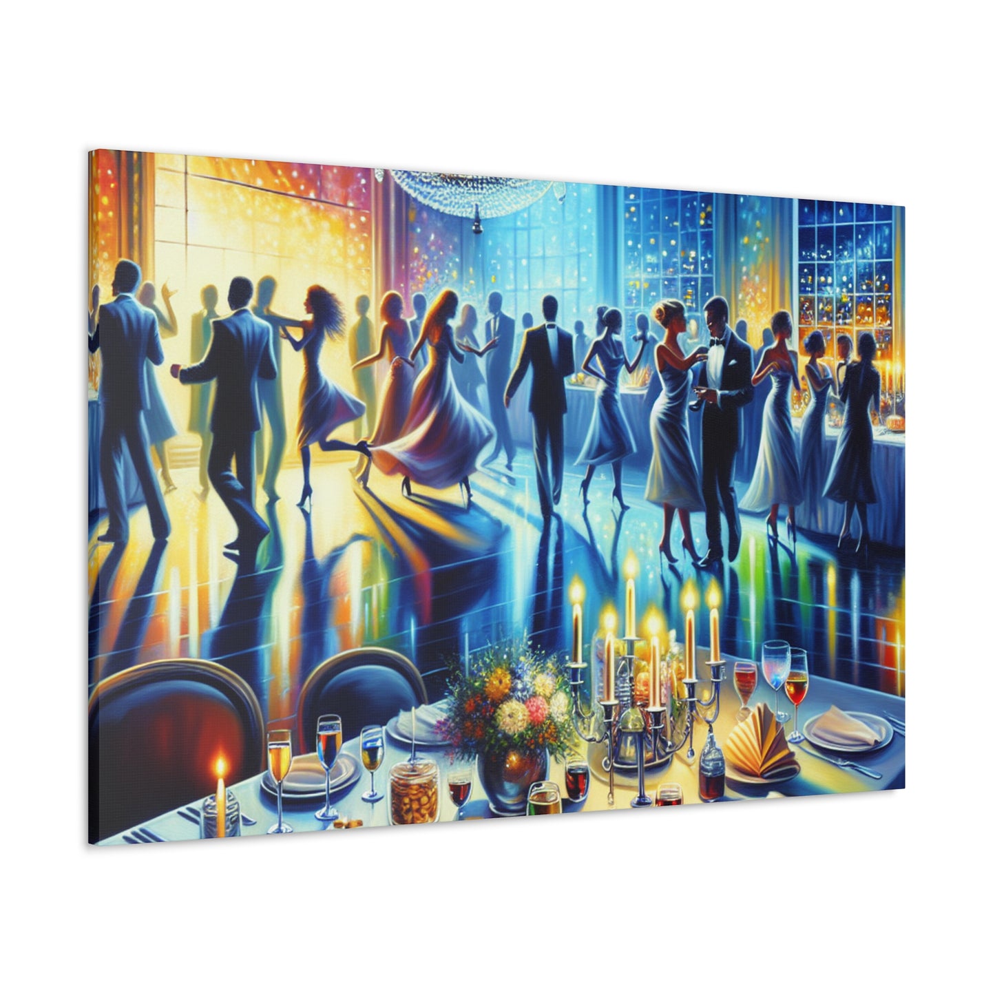 "Vibrant Revelry Unleashed" - Canvas