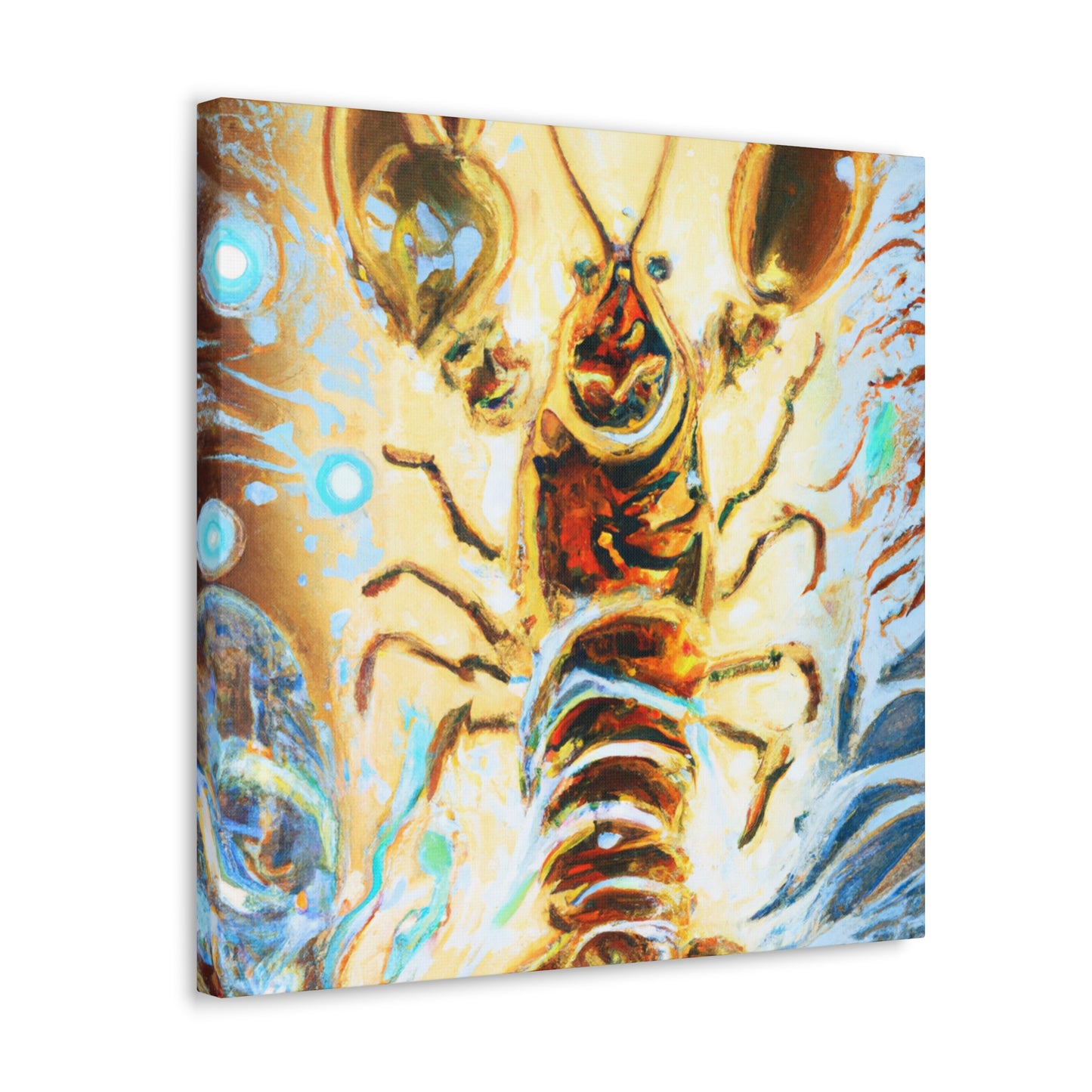 Lobster in Art Nouveau - Canvas